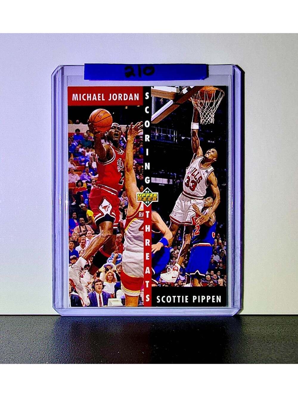 Michael Jordan Scottie Pippen 1992-93 Upper Deck #62 Basketball Card Bulls